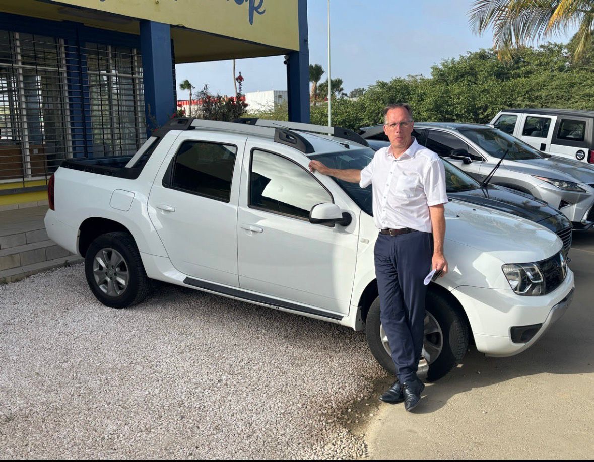 Mijn pick-up op Bonaire